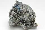 Lustrous, Iridescent Hematite Crystal Cluster - Italy #207083-2